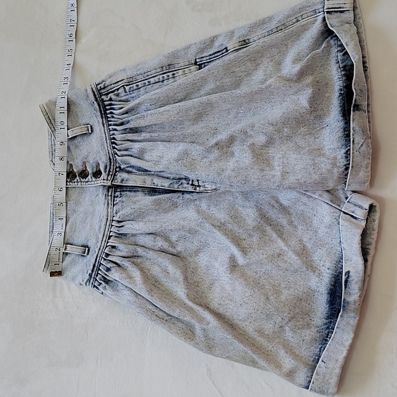 📻 VINTAGE SUPER HIGHWAISTED 80S MOM JORTS SHORTS DENIM RIBCAGE NO POCKET SUMMER - Picture 3 of 7